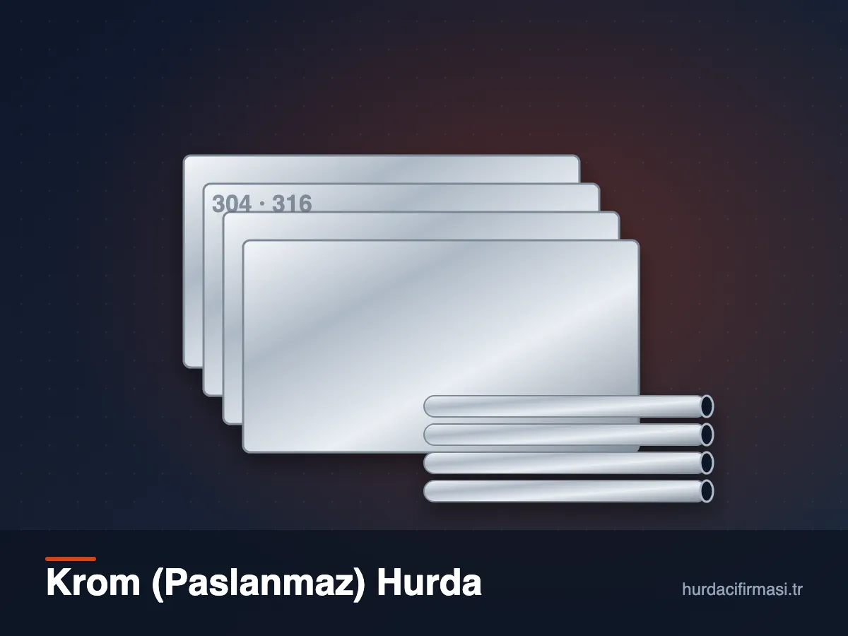 Krom (paslanmaz) hurda